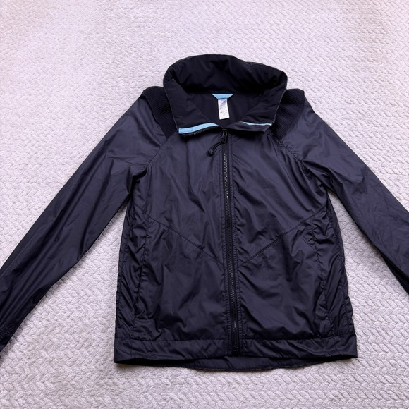 Ivivva Other - Ivivva By Lululemon Girls Speed Ahead Black Windbreaker Jacket SIZE 12 Hooded